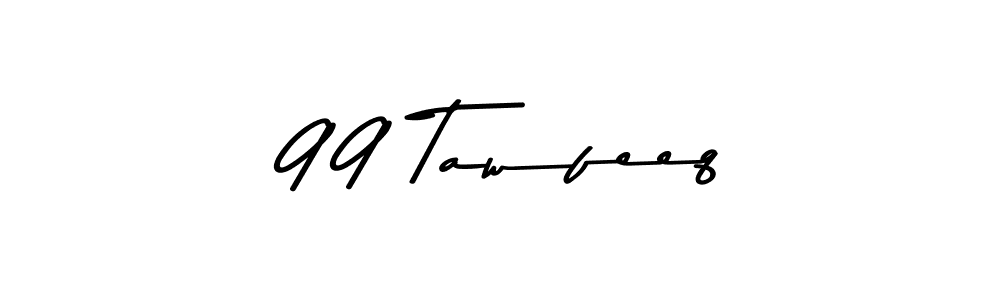 You can use this online signature creator to create a handwritten signature for the name 99 Tawfeeq. This is the best online autograph maker. 99 Tawfeeq signature style 9 images and pictures png