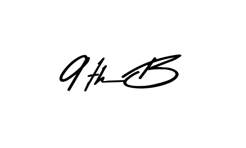 Also You can easily find your signature by using the search form. We will create 9th B name handwritten signature images for you free of cost using Asem Kandis PERSONAL USE sign style. 9th B signature style 9 images and pictures png