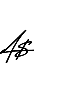 Also You can easily find your signature by using the search form. We will create A$ name handwritten signature images for you free of cost using Asem Kandis PERSONAL USE sign style. A$ signature style 9 images and pictures png
