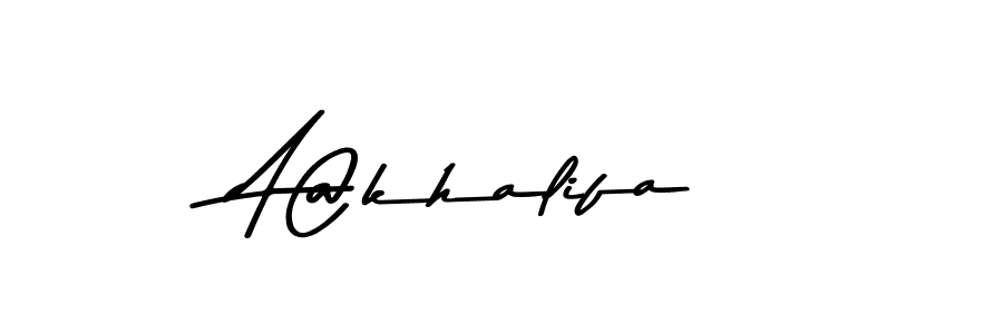 Create a beautiful signature design for name A@khalifa. With this signature (Asem Kandis PERSONAL USE) fonts, you can make a handwritten signature for free. A@khalifa signature style 9 images and pictures png