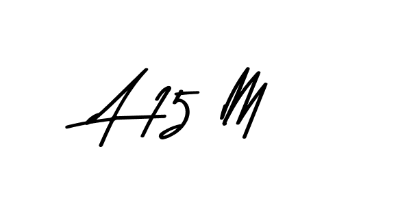 Design your own signature with our free online signature maker. With this signature software, you can create a handwritten (Asem Kandis PERSONAL USE) signature for name A 15 M. A 15 M signature style 9 images and pictures png
