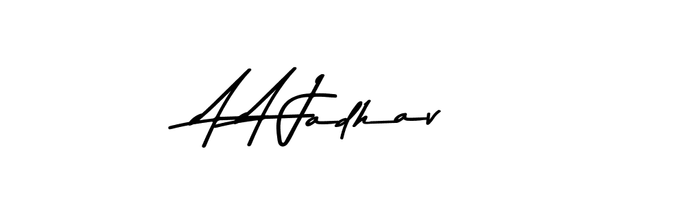 Here are the top 10 professional signature styles for the name A A Jadhav. These are the best autograph styles you can use for your name. A A Jadhav signature style 9 images and pictures png