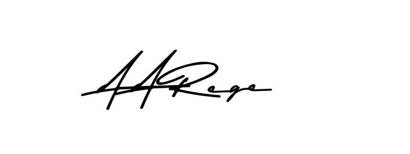 Also we have A A Rege name is the best signature style. Create professional handwritten signature collection using Asem Kandis PERSONAL USE autograph style. A A Rege signature style 9 images and pictures png