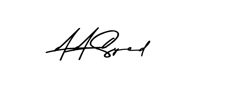 A A Syed stylish signature style. Best Handwritten Sign (Asem Kandis PERSONAL USE) for my name. Handwritten Signature Collection Ideas for my name A A Syed. A A Syed signature style 9 images and pictures png