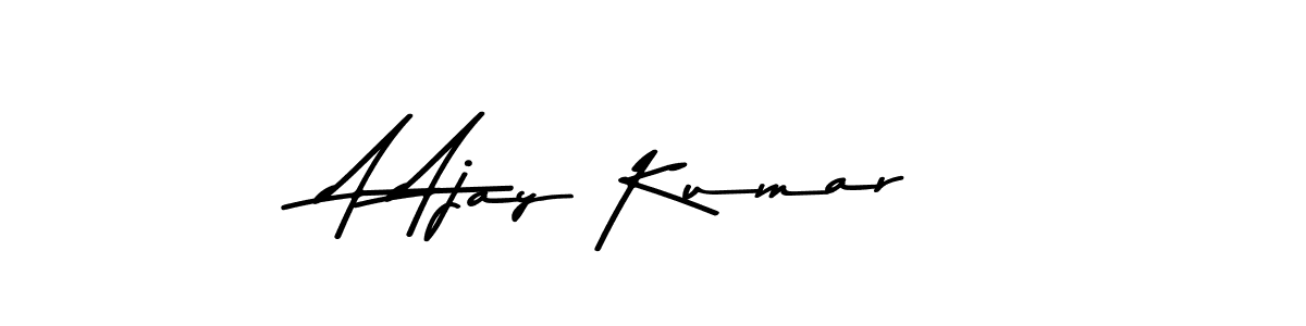 Make a beautiful signature design for name A Ajay Kumar. With this signature (Asem Kandis PERSONAL USE) style, you can create a handwritten signature for free. A Ajay Kumar signature style 9 images and pictures png