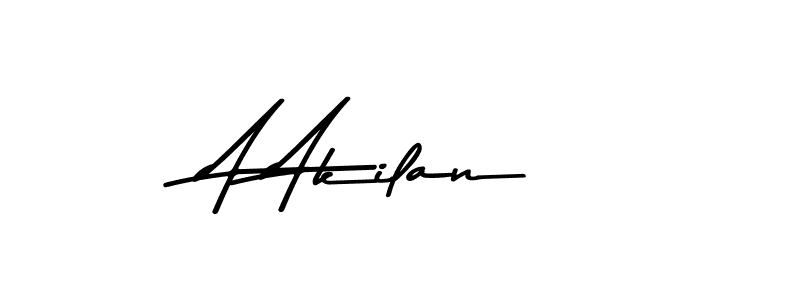 A Akilan stylish signature style. Best Handwritten Sign (Asem Kandis PERSONAL USE) for my name. Handwritten Signature Collection Ideas for my name A Akilan. A Akilan signature style 9 images and pictures png