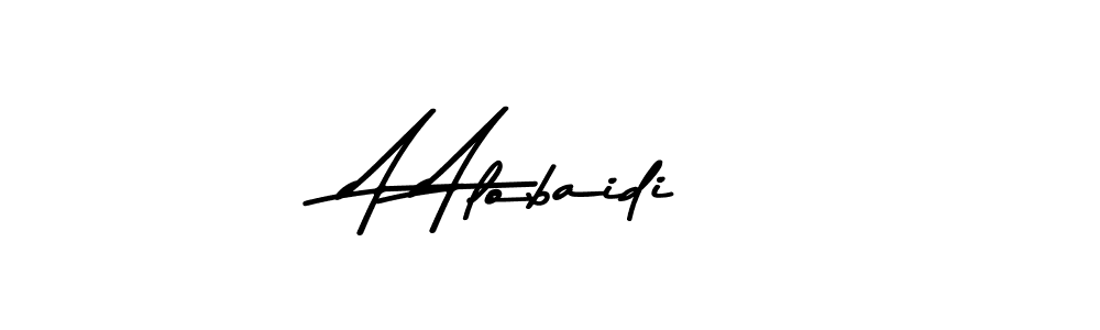 Here are the top 10 professional signature styles for the name A Alobaidi. These are the best autograph styles you can use for your name. A Alobaidi signature style 9 images and pictures png