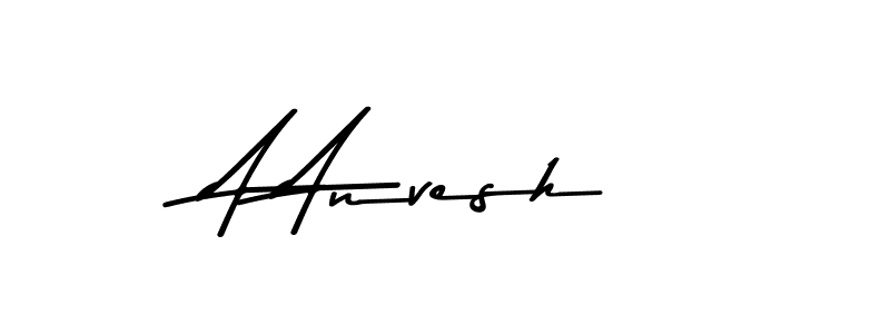 How to make A Anvesh signature? Asem Kandis PERSONAL USE is a professional autograph style. Create handwritten signature for A Anvesh name. A Anvesh signature style 9 images and pictures png