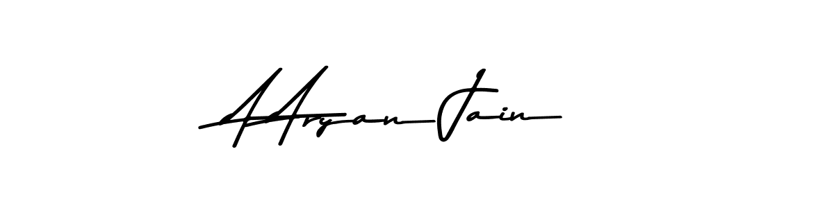 Also You can easily find your signature by using the search form. We will create A Aryan Jain name handwritten signature images for you free of cost using Asem Kandis PERSONAL USE sign style. A Aryan Jain signature style 9 images and pictures png