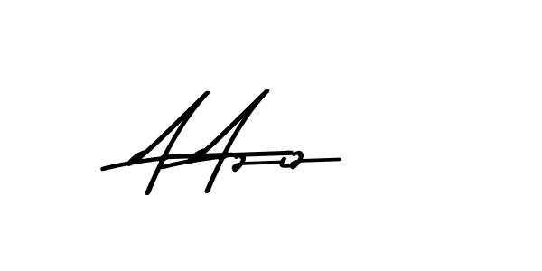 You should practise on your own different ways (Asem Kandis PERSONAL USE) to write your name (A Aziz) in signature. don't let someone else do it for you. A Aziz signature style 9 images and pictures png