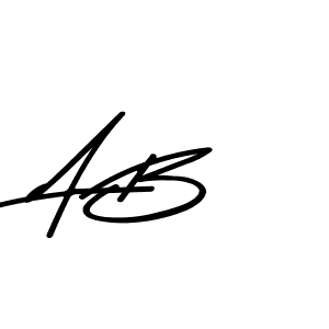 A B stylish signature style. Best Handwritten Sign (Asem Kandis PERSONAL USE) for my name. Handwritten Signature Collection Ideas for my name A B. A B signature style 9 images and pictures png