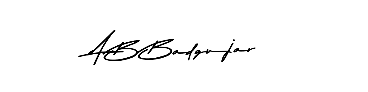 Make a beautiful signature design for name A B Badgujar. Use this online signature maker to create a handwritten signature for free. A B Badgujar signature style 9 images and pictures png