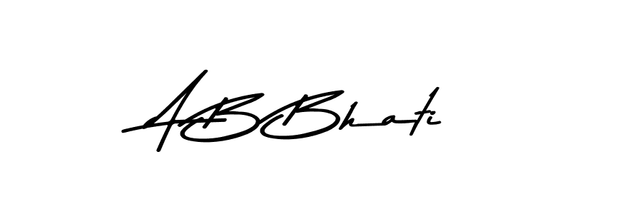 Make a beautiful signature design for name A B Bhati. Use this online signature maker to create a handwritten signature for free. A B Bhati signature style 9 images and pictures png