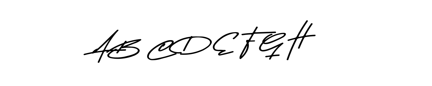 Create a beautiful signature design for name A B C D E F G H. With this signature (Asem Kandis PERSONAL USE) fonts, you can make a handwritten signature for free. A B C D E F G H signature style 9 images and pictures png