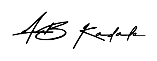 This is the best signature style for the A B Kadale name. Also you like these signature font (Asem Kandis PERSONAL USE). Mix name signature. A B Kadale signature style 9 images and pictures png