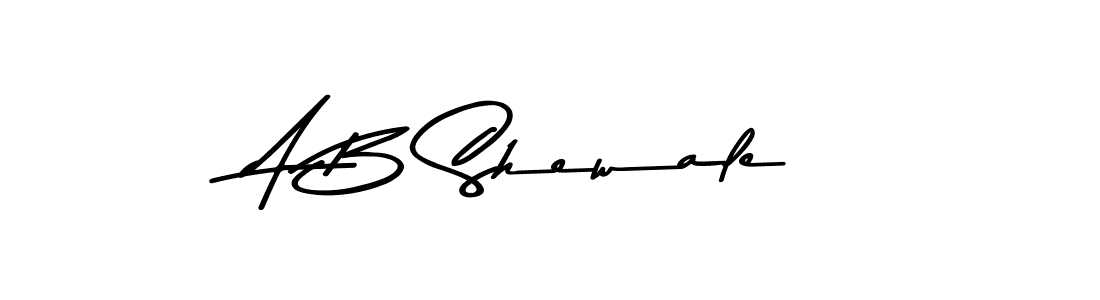 The best way (Asem Kandis PERSONAL USE) to make a short signature is to pick only two or three words in your name. The name A B Shewale include a total of six letters. For converting this name. A B Shewale signature style 9 images and pictures png