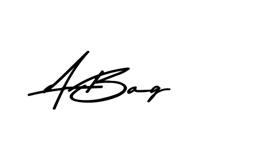 Similarly Asem Kandis PERSONAL USE is the best handwritten signature design. Signature creator online .You can use it as an online autograph creator for name A Bag. A Bag signature style 9 images and pictures png