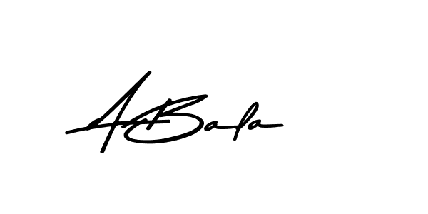 The best way (Asem Kandis PERSONAL USE) to make a short signature is to pick only two or three words in your name. The name A Bala include a total of six letters. For converting this name. A Bala signature style 9 images and pictures png