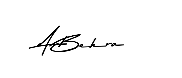 How to make A Behra name signature. Use Asem Kandis PERSONAL USE style for creating short signs online. This is the latest handwritten sign. A Behra signature style 9 images and pictures png