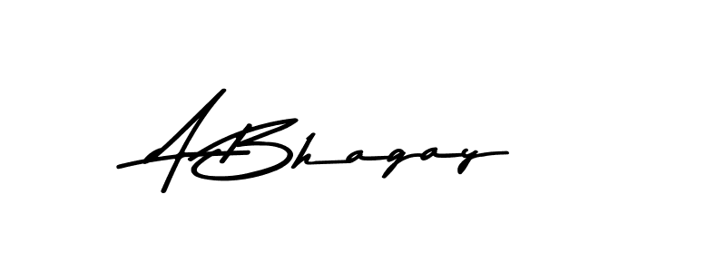 Create a beautiful signature design for name A Bhagay. With this signature (Asem Kandis PERSONAL USE) fonts, you can make a handwritten signature for free. A Bhagay signature style 9 images and pictures png