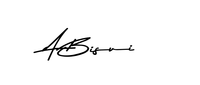 This is the best signature style for the A Bisui name. Also you like these signature font (Asem Kandis PERSONAL USE). Mix name signature. A Bisui signature style 9 images and pictures png