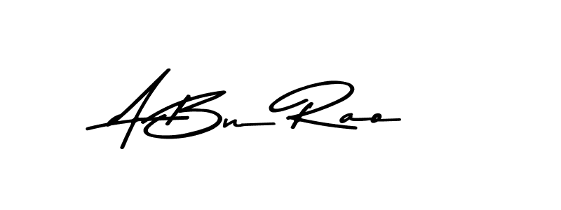 Create a beautiful signature design for name A Bn Rao. With this signature (Asem Kandis PERSONAL USE) fonts, you can make a handwritten signature for free. A Bn Rao signature style 9 images and pictures png