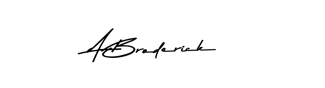 You should practise on your own different ways (Asem Kandis PERSONAL USE) to write your name (A Broderick) in signature. don't let someone else do it for you. A Broderick signature style 9 images and pictures png