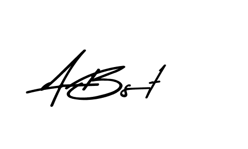 How to make A Bst name signature. Use Asem Kandis PERSONAL USE style for creating short signs online. This is the latest handwritten sign. A Bst signature style 9 images and pictures png