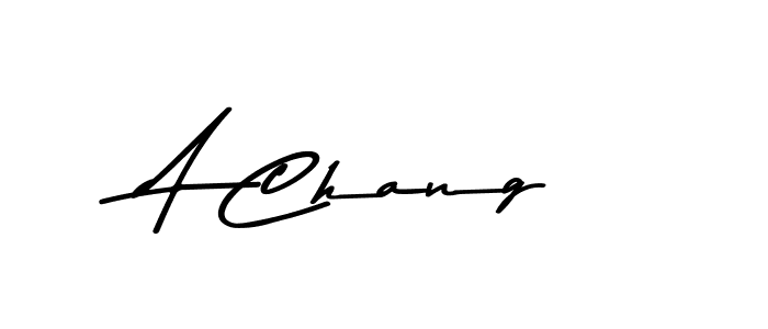 The best way (Asem Kandis PERSONAL USE) to make a short signature is to pick only two or three words in your name. The name A Chang include a total of six letters. For converting this name. A Chang signature style 9 images and pictures png