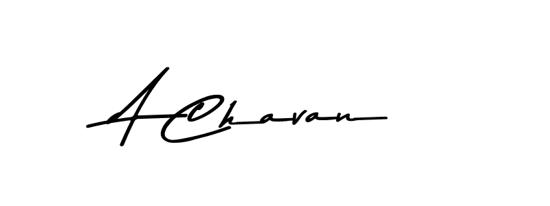 How to make A Chavan signature? Asem Kandis PERSONAL USE is a professional autograph style. Create handwritten signature for A Chavan name. A Chavan signature style 9 images and pictures png