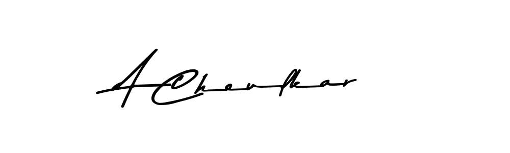 A Cheulkar stylish signature style. Best Handwritten Sign (Asem Kandis PERSONAL USE) for my name. Handwritten Signature Collection Ideas for my name A Cheulkar. A Cheulkar signature style 9 images and pictures png