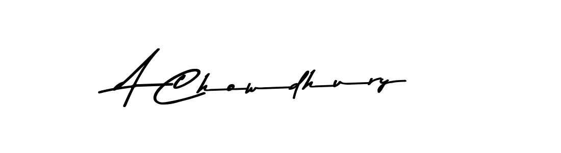 A Chowdhury stylish signature style. Best Handwritten Sign (Asem Kandis PERSONAL USE) for my name. Handwritten Signature Collection Ideas for my name A Chowdhury. A Chowdhury signature style 9 images and pictures png