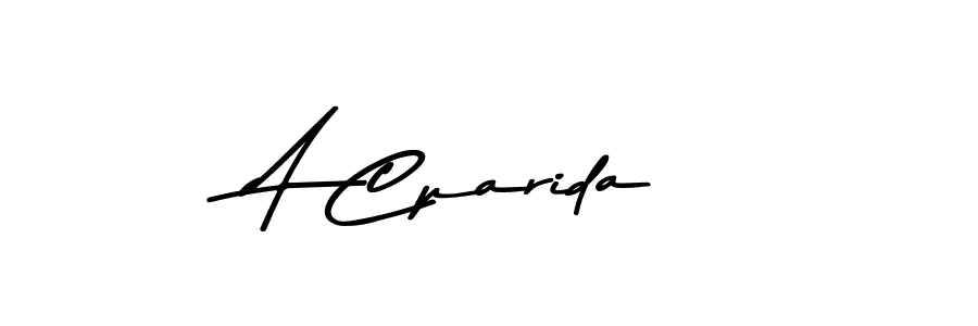 Make a beautiful signature design for name A Cparida. With this signature (Asem Kandis PERSONAL USE) style, you can create a handwritten signature for free. A Cparida signature style 9 images and pictures png