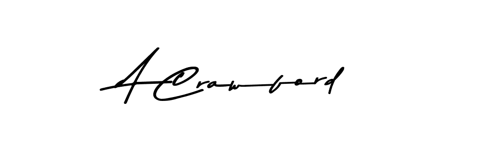 How to make A Crawford signature? Asem Kandis PERSONAL USE is a professional autograph style. Create handwritten signature for A Crawford name. A Crawford signature style 9 images and pictures png