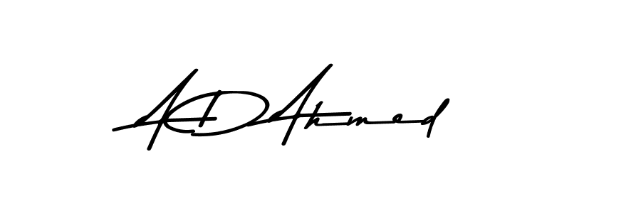 You should practise on your own different ways (Asem Kandis PERSONAL USE) to write your name (A D Ahmed) in signature. don't let someone else do it for you. A D Ahmed signature style 9 images and pictures png