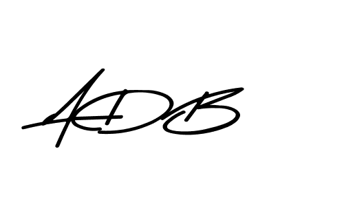 Also we have A D B name is the best signature style. Create professional handwritten signature collection using Asem Kandis PERSONAL USE autograph style. A D B signature style 9 images and pictures png