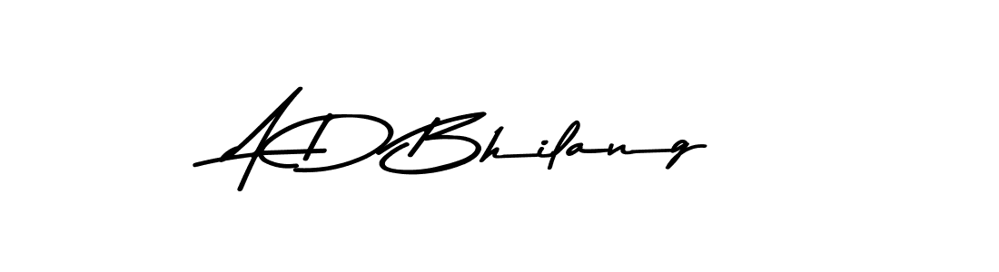 Also You can easily find your signature by using the search form. We will create A D Bhilang name handwritten signature images for you free of cost using Asem Kandis PERSONAL USE sign style. A D Bhilang signature style 9 images and pictures png
