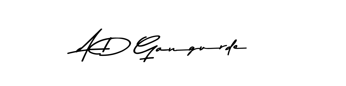 You should practise on your own different ways (Asem Kandis PERSONAL USE) to write your name (A D Gangurde) in signature. don't let someone else do it for you. A D Gangurde signature style 9 images and pictures png