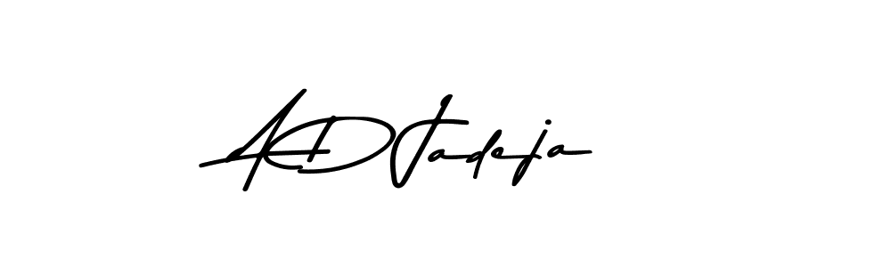 A D Jadeja stylish signature style. Best Handwritten Sign (Asem Kandis PERSONAL USE) for my name. Handwritten Signature Collection Ideas for my name A D Jadeja. A D Jadeja signature style 9 images and pictures png