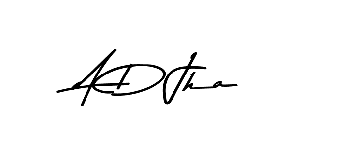 Asem Kandis PERSONAL USE is a professional signature style that is perfect for those who want to add a touch of class to their signature. It is also a great choice for those who want to make their signature more unique. Get A D Jha name to fancy signature for free. A D Jha signature style 9 images and pictures png