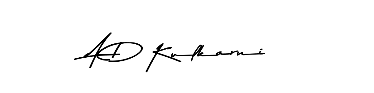 Asem Kandis PERSONAL USE is a professional signature style that is perfect for those who want to add a touch of class to their signature. It is also a great choice for those who want to make their signature more unique. Get A D Kulkarni name to fancy signature for free. A D Kulkarni signature style 9 images and pictures png