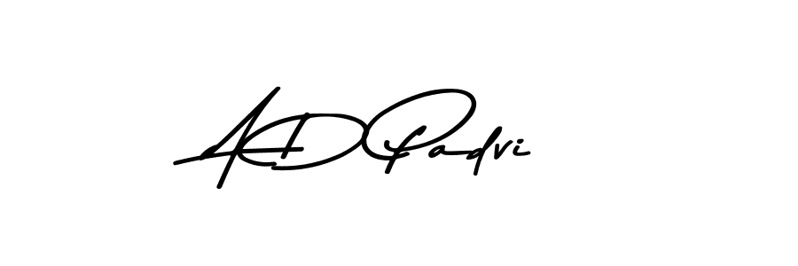 Best and Professional Signature Style for A D Padvi. Asem Kandis PERSONAL USE Best Signature Style Collection. A D Padvi signature style 9 images and pictures png