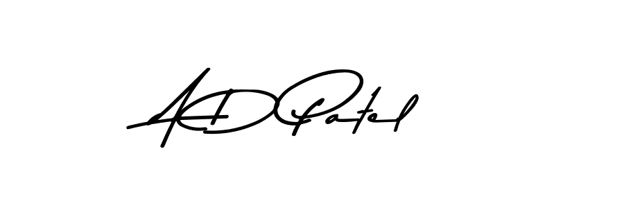 Design your own signature with our free online signature maker. With this signature software, you can create a handwritten (Asem Kandis PERSONAL USE) signature for name A D Patel. A D Patel signature style 9 images and pictures png