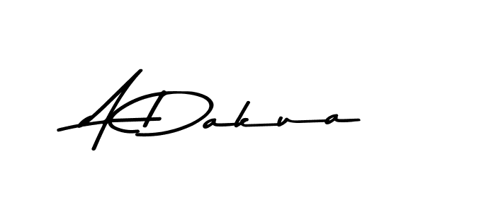 Create a beautiful signature design for name A Dakua. With this signature (Asem Kandis PERSONAL USE) fonts, you can make a handwritten signature for free. A Dakua signature style 9 images and pictures png