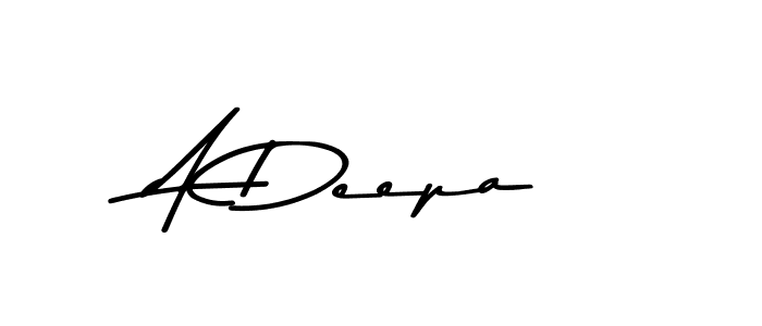 Design your own signature with our free online signature maker. With this signature software, you can create a handwritten (Asem Kandis PERSONAL USE) signature for name A Deepa. A Deepa signature style 9 images and pictures png