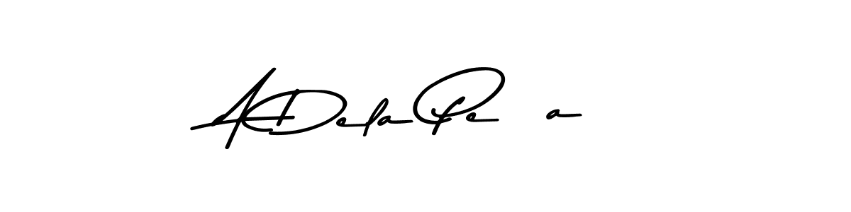 A Dela Peña stylish signature style. Best Handwritten Sign (Asem Kandis PERSONAL USE) for my name. Handwritten Signature Collection Ideas for my name A Dela Peña. A Dela Peña signature style 9 images and pictures png