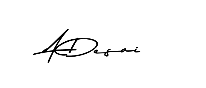 How to make A Desai signature? Asem Kandis PERSONAL USE is a professional autograph style. Create handwritten signature for A Desai name. A Desai signature style 9 images and pictures png