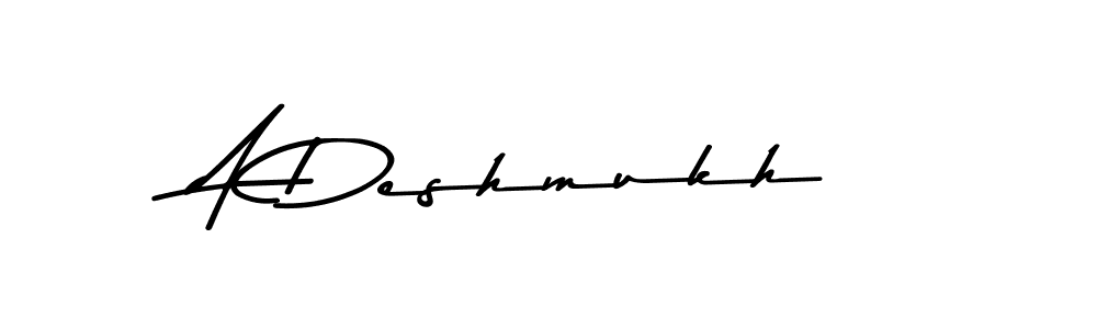 Also You can easily find your signature by using the search form. We will create A Deshmukh name handwritten signature images for you free of cost using Asem Kandis PERSONAL USE sign style. A Deshmukh signature style 9 images and pictures png