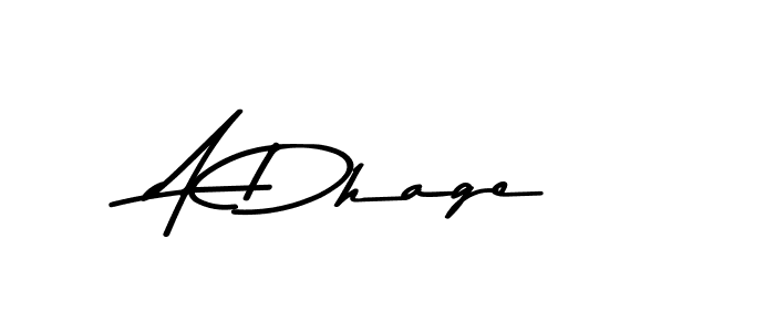 How to Draw A Dhage signature style? Asem Kandis PERSONAL USE is a latest design signature styles for name A Dhage. A Dhage signature style 9 images and pictures png