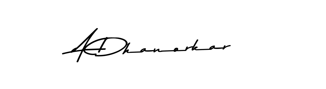 Similarly Asem Kandis PERSONAL USE is the best handwritten signature design. Signature creator online .You can use it as an online autograph creator for name A Dhanorkar. A Dhanorkar signature style 9 images and pictures png